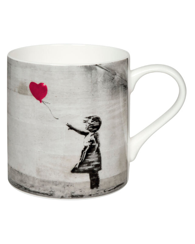 KÖNITZ Porcelain Mug- Girl with Balloon by Banksy