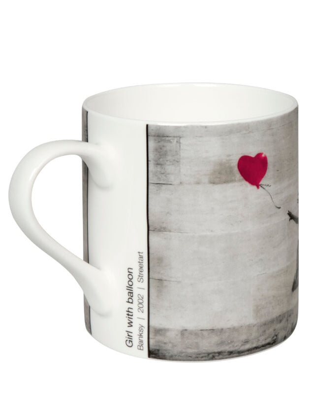 KÖNITZ Porcelain Mug- Girl with Balloon by Banksy