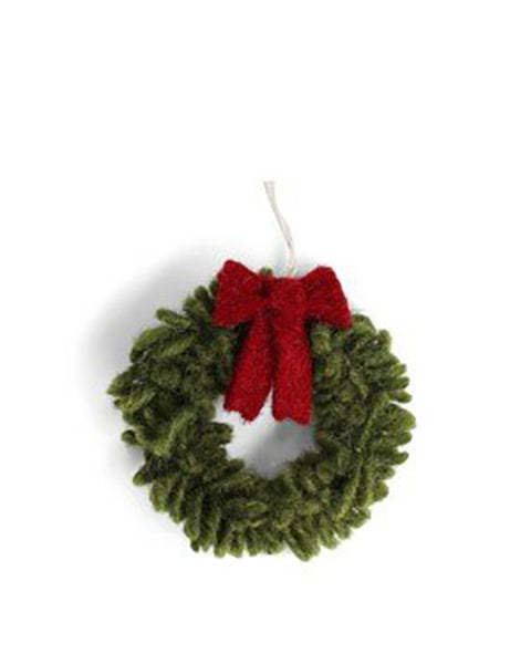 Gry & Sif Mini Wreath with Red Bow