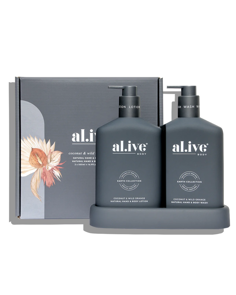 Al.ive Wash & Lotion duo - coconut & wild orange