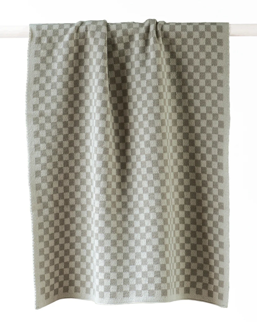 Bianca Lorenne Chekka Taupe Hand Towel