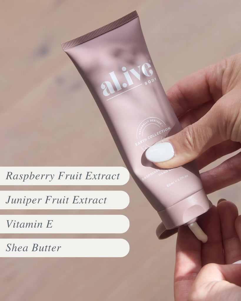 Al.ive Hand Cream - raspberry blossom & juniper