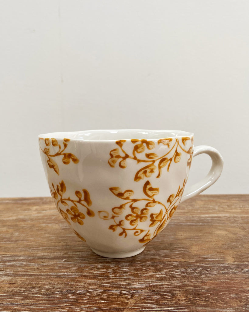 CC Interiors Florentine Ochre Cup - Mustard