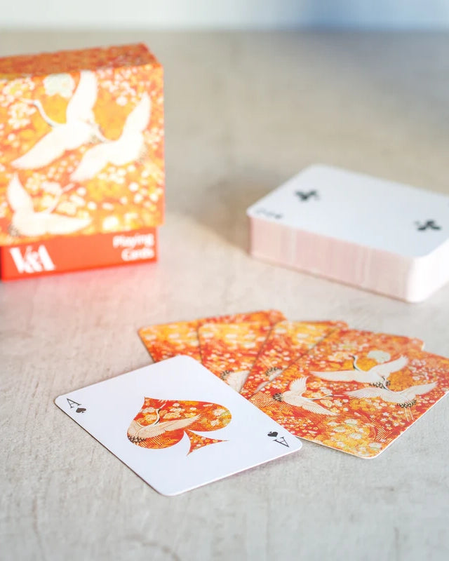 V&A Playing Cards| Kimono Cranes | Box Set