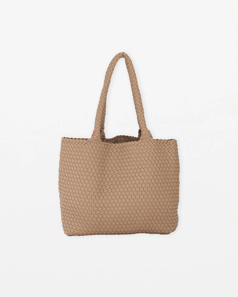 Stella + Gemma Mara Weave Tote - Biscuit