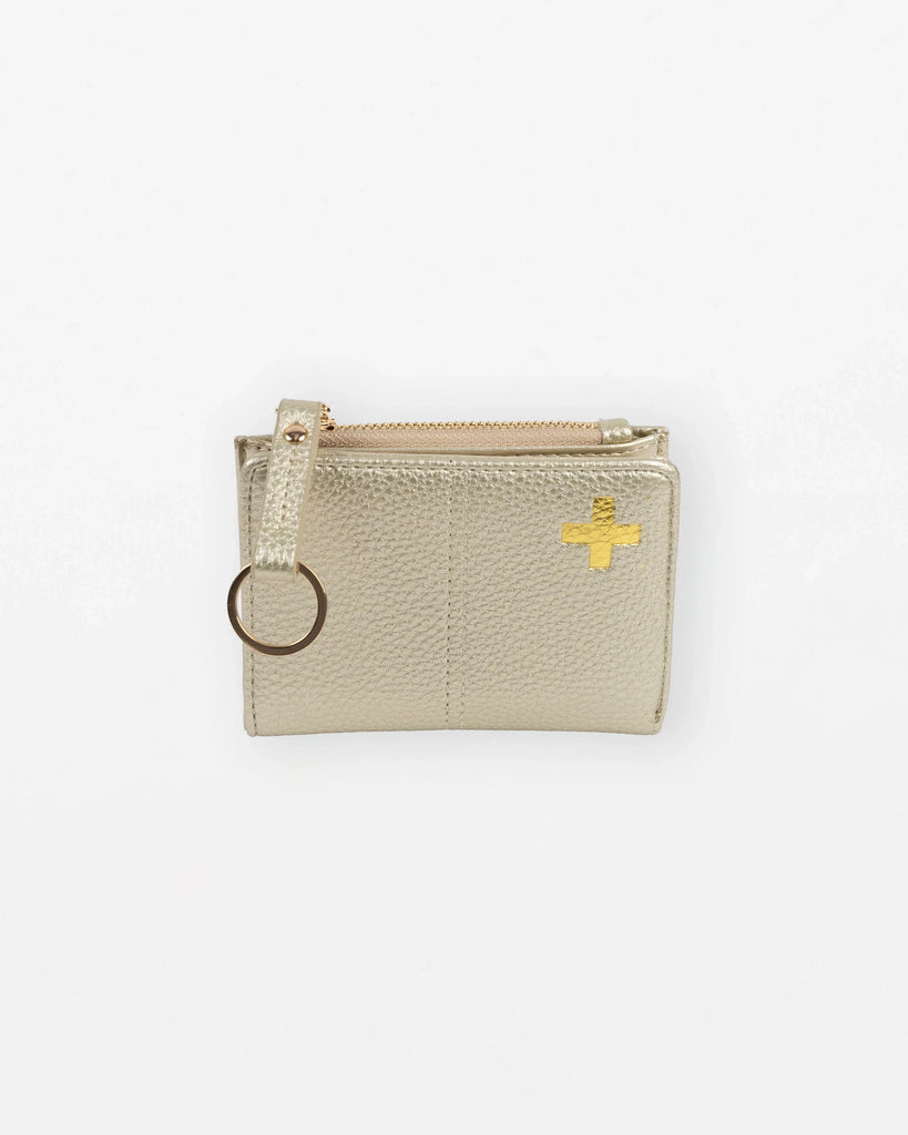 Stella & Gemma Getaway Keychain Wallet - Gold