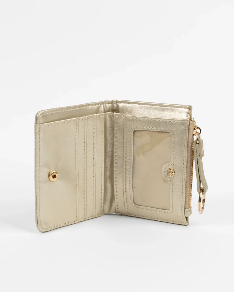 Stella & Gemma Getaway Keychain Wallet - Gold