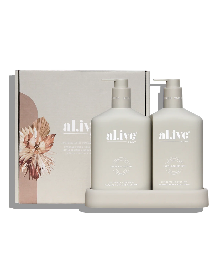 Al.ive Wash & Lotion duo - sea cotton & coconut