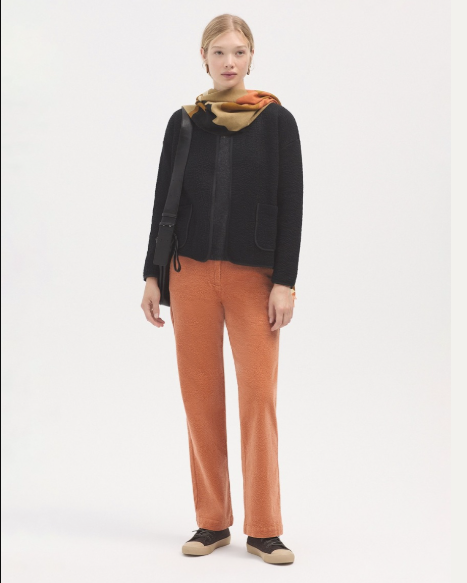 Nice Things Bubble Cord Trouser - persimon