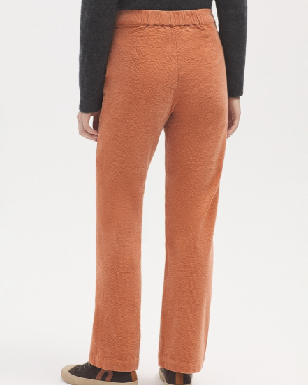 Nice Things Bubble Cord Trouser - persimon