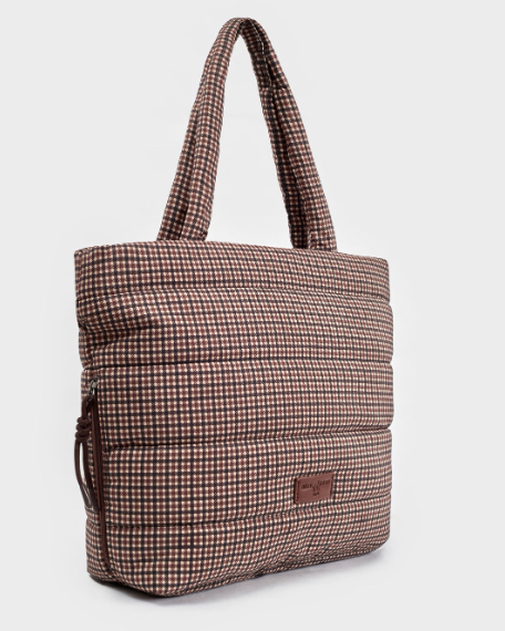 Nice Things Tote Backpack- checkered bag