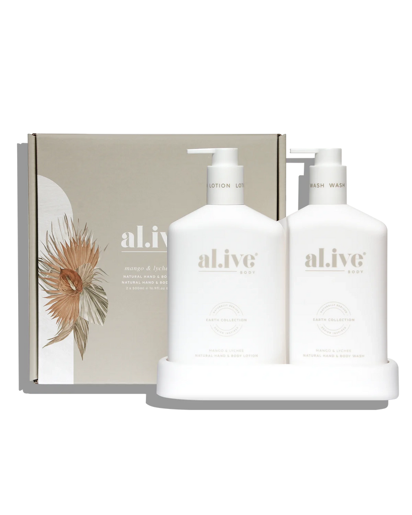 Al.ive  wash & lotion duo - mango & lychee