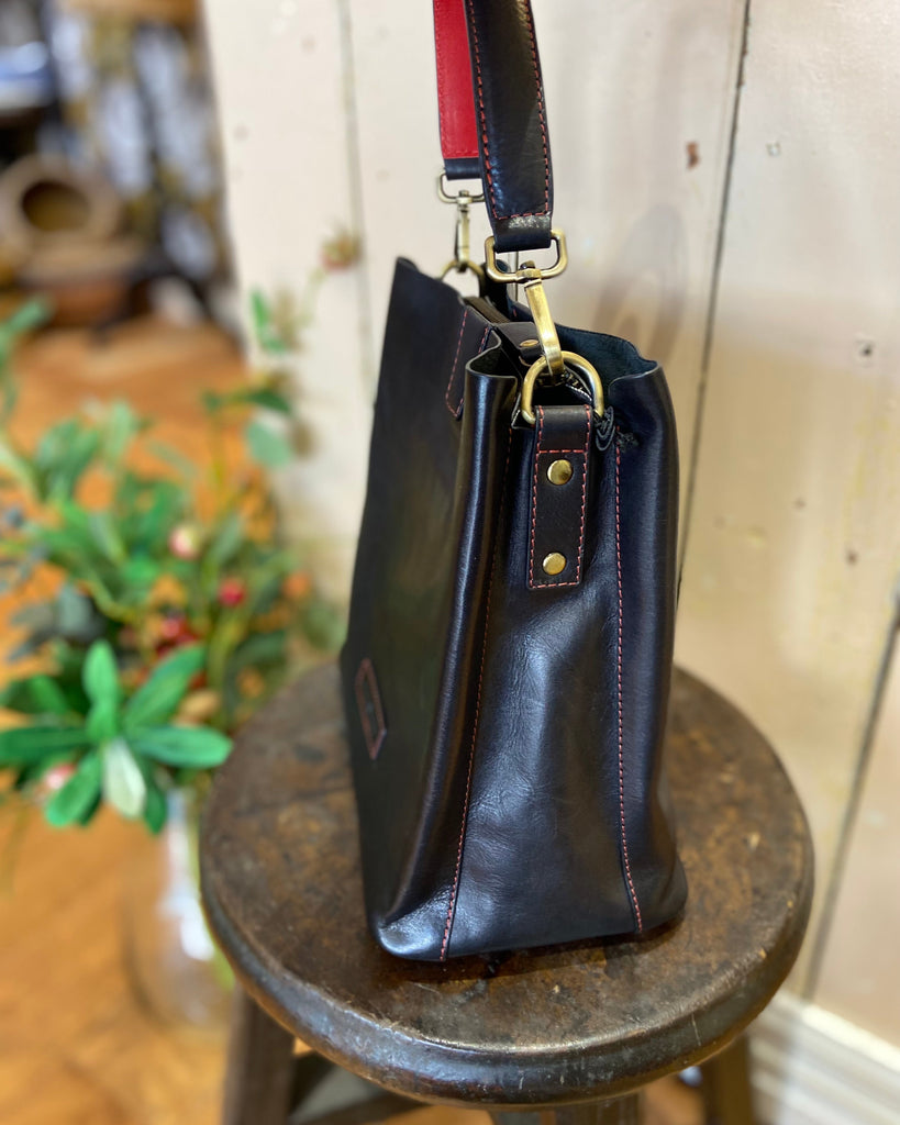 Cosgrove & Co Audrey Black Genuine Leather Bag
