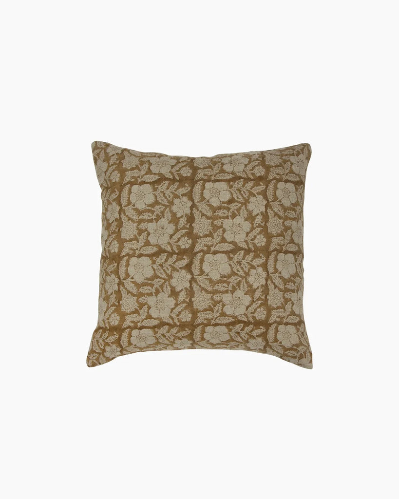 French Country Collections  Salta Floral Marigold Cushion Cover