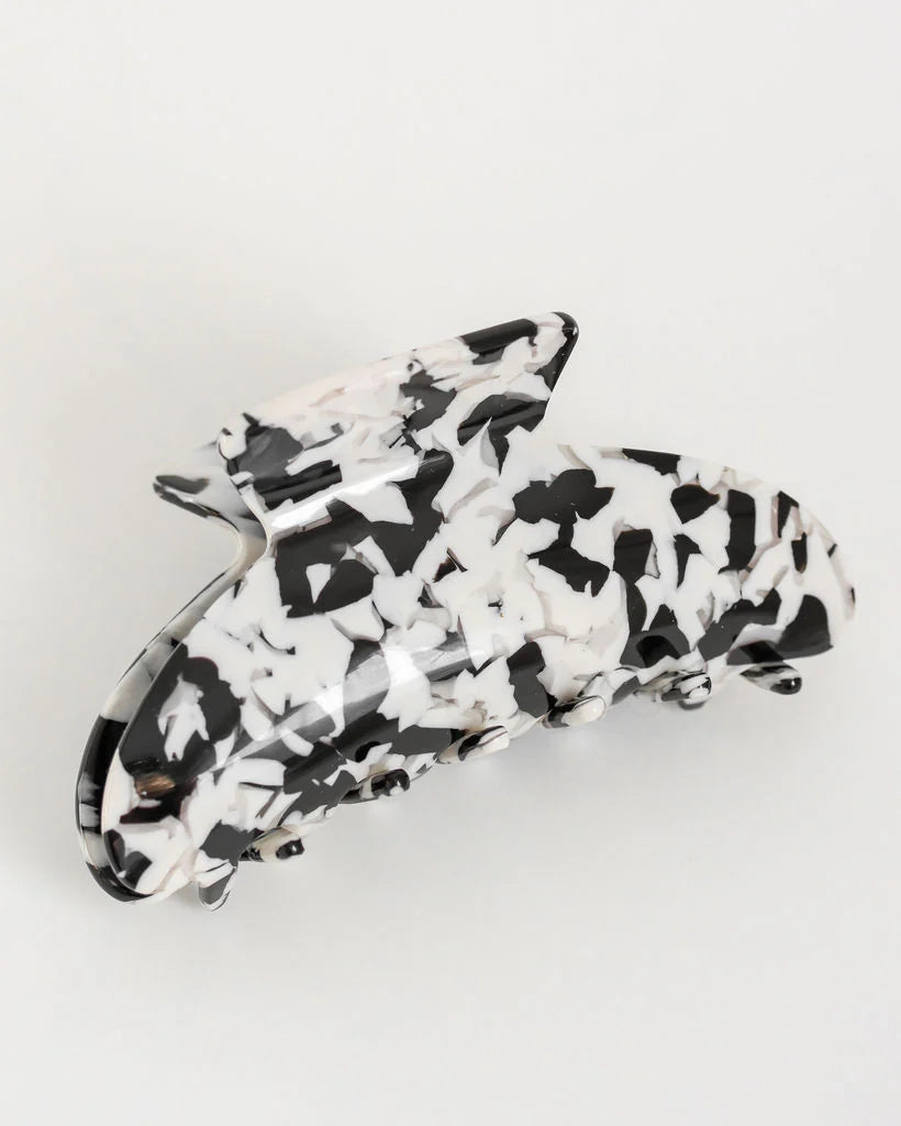 Lekkie Miri Marble Claw - Black and White