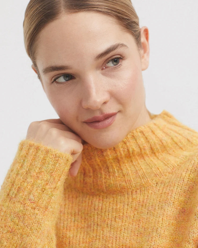 Nice Things Turtleneck Sweater - yellow