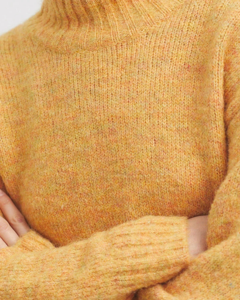 Nice Things Turtleneck Sweater - yellow