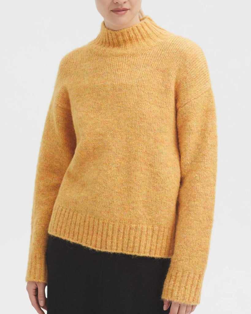 Nice Things Turtleneck Sweater - yellow