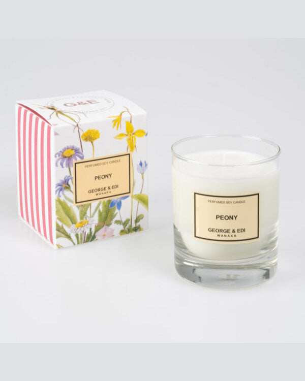 George & Edi Candle - Peony